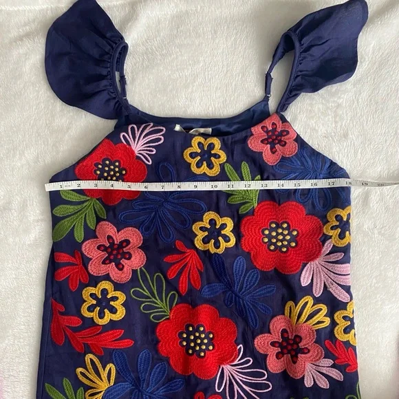 Andree by UNIT Simply Adore You Floral Dress - Navy Midi Dress Size M - Picture 10 of 12